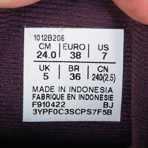 Asics Gel-Cumulus 24 'Dusk Violet Pure Silver' Women's 7 Running 1012B206 - Picture 9 of 10